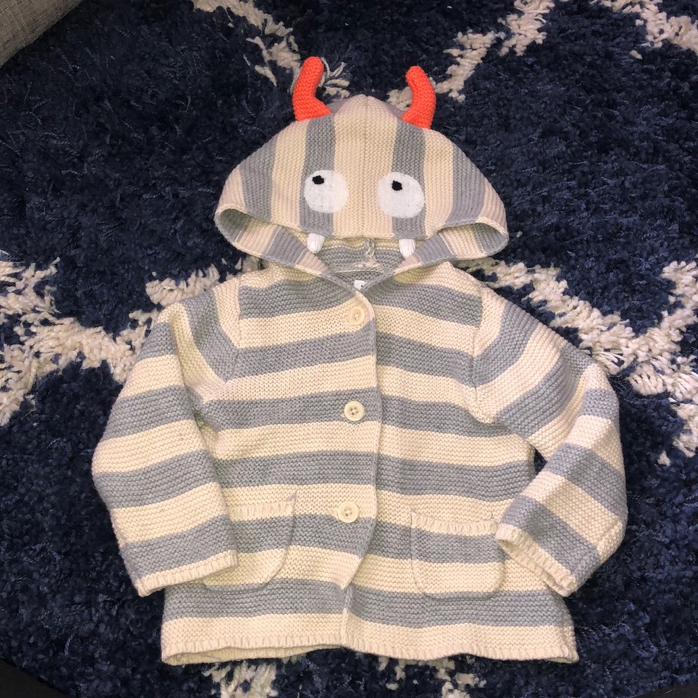 Baby Gap little monster garter sweater